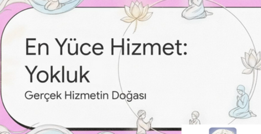 Melamilik Kültüründe Hizmet